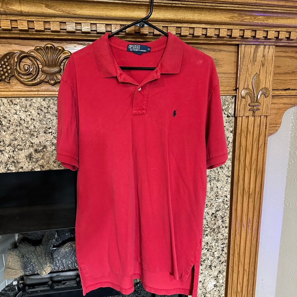 Polo by Ralph Lauren Men's Classic Red Polo Shirt